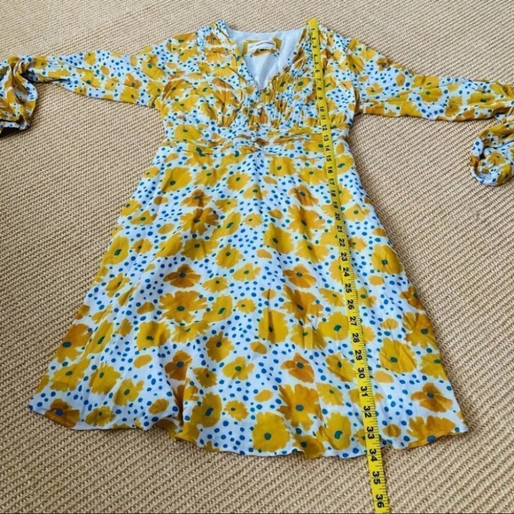 Anthropologie Vera Buttercup Mini Dress Size XS - Picture 12 of 16